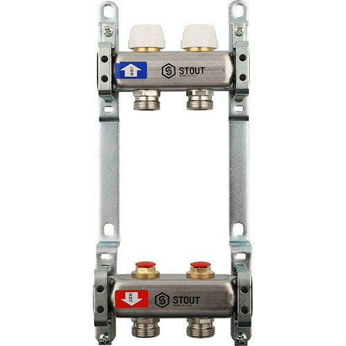 Коллектор STOUT без расходомеров 2 выхода