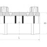Муфта э/с 315 мм SDR 17 ПЭ100 электросварная 2