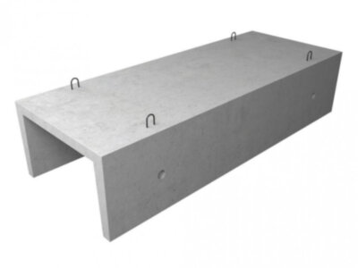 Лоток железобетонный Л 14д- 8 для сборного канала Серия 3.006.1-2.87