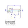 Латунная гильза VALTEC 1/2" для погружного датчика температуры VTr.551.N.04064 5