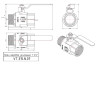 Кран шаровой VALTEC PERFECT 1 1/4" Ду32 Ру63 с внутренней–наружной резьбой VT.315.N.07 5