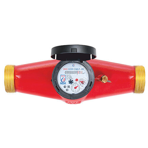 Счетчик воды ЭКО НОМ СВ ДЛ-40 ДУ 40 РУ 16 универсальный многоструйный