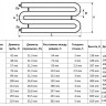 Регистр отопления РЗП-2x108x3,0-5000 змеевиковый двухрядный с плоскими заглушками 2