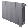 Радиатор биметаллический Royal Thermo PianoForte 300 VDR (8 секций) Silver Satin 2