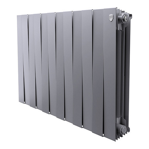 Радиатор биметаллический Royal Thermo PianoForte 500 (12 cекций) Silver Satin 1