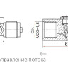 Демпфирующее устройство ДУ с регулировочной иглой Росма Дкорп=31мм 0-40 МПа G1/2" УТ-00047751 2