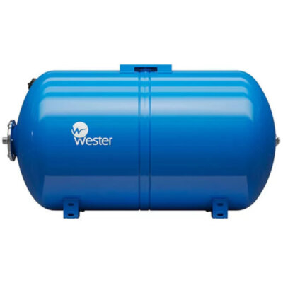 Гидроаккумулятор Wester WAO 100 НР 1" DN 460 PN 16 мембранный горизонтальный для систем водоснабжения