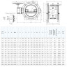 Затвор FAF 3800 DN 100 PN 16 дисковый поворотный фланцевый с двойным эксцентриком 2