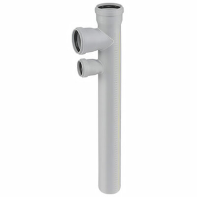 Крестовина канализационная бесшумная PP-MD Ostendorf Skolan Safe SKDDA DN 110х110/50х87° двухуровневая