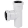 Тройник канализационный PP-H Ostendorf HT HTEA DN 32/32х87° цвет белый 1