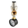 Редуктор давления VALTEC VT.088.N.0555 3/4'' DN 20 PN 16 поршневой, регулируемый, прямого действия, с манометром-индикатором, латунный с никелевым покрытием 3