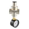 Редуктор давления VALTEC VT.088.N.0555 3/4'' DN 20 PN 16 поршневой, регулируемый, прямого действия, с манометром-индикатором, латунный с никелевым покрытием 9