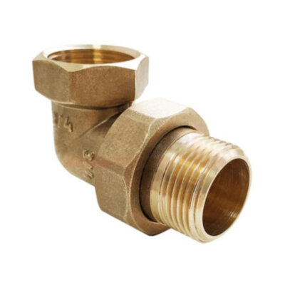 Сгон угловой VALFEX VF.098 ВР-НР 1/2" Ду 15 Ру 40 разъёмный латунный