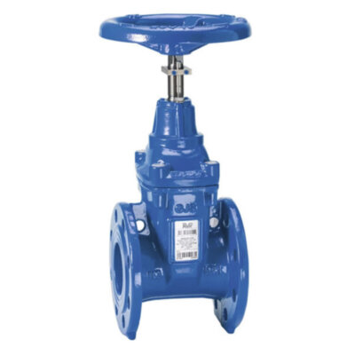 Задвижка AVK 06/35 DN 100 PN 10/16 с индикатором положения и маховиком NBR клиновая фланцевая