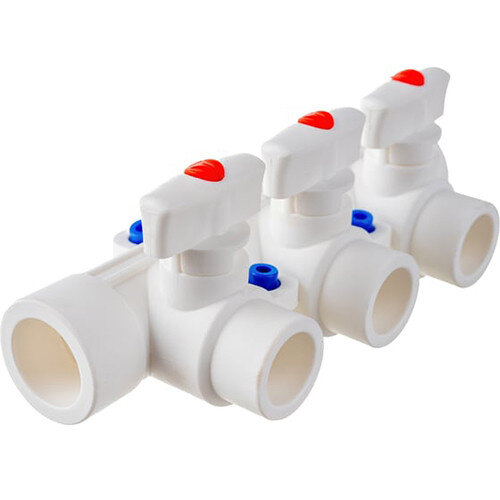 Коллектор Pro Aqua DN 40х20 PN 10 3 выхода