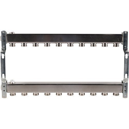 Коллектор ROMMER для радиаторной разводки 10 выходов