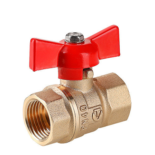 Кран шаровой VALTEC СТАНДАРТ 1/2'' Ду15 Ру40 без покрытия с внутренней резьбой VT.122.GN.04 2