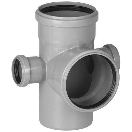 Крестовина-пятерник канализационная PP-H Ostendorf HT HTEDLR DN 110х50/50х110х87° 1