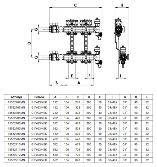 Коллекторная группа LUXOR CD 468M/9