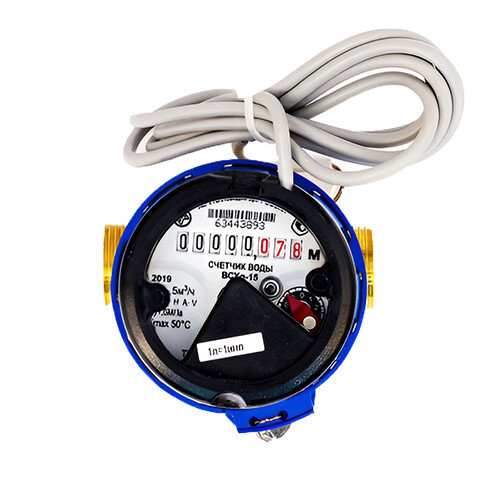 Счетчик для холодной воды Тепловодомер ВСХ-15-02 (80 мм) крыльчатый одноструйный резьбовой