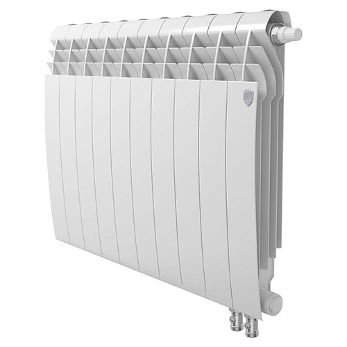 Радиатор биметаллический Royal Thermo BiLiner 500 V (10 секций) Bianco Traffico 1