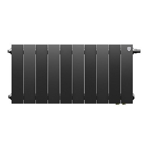 Радиатор биметаллический Royal Thermo PianoForte 300 VD (8 секций) Noir Sable 2