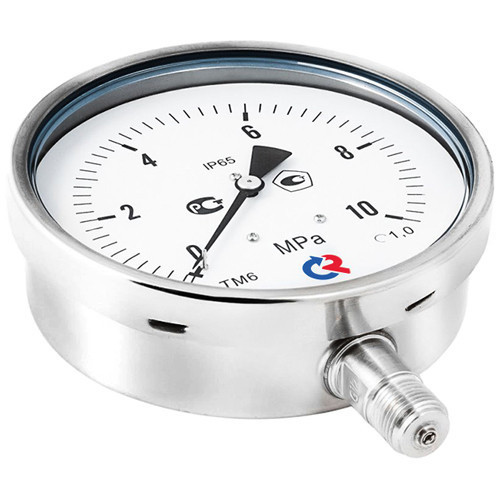 Мановакуумметр РОСМА ТМВ-621Р.00 (-0,1...0,5 МПа) Дкорп=150мм кл. 1,0 G1/2" коррозионностойкий виброустойчивый радиальный 00000000491 4