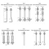 Болт фундаментный 1.2 М24x1700 изогнутый ГОСТ 24379.1-2012 2