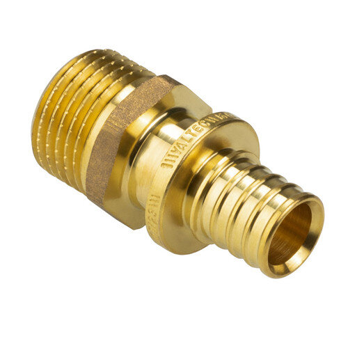 Переходник VALTEC VTm.401.G НР 3/4" DN 25x20 PN 16 латунный