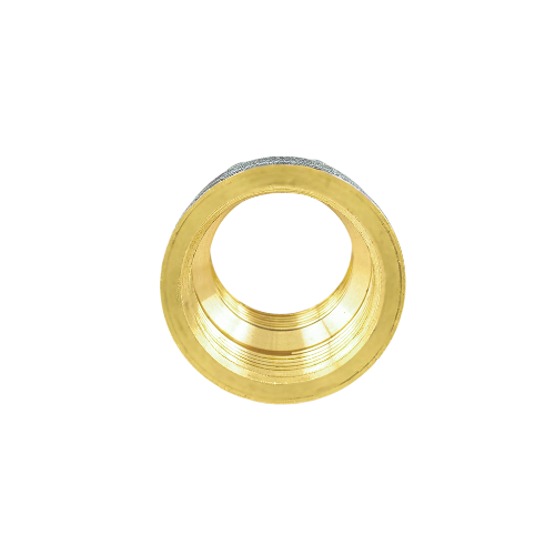 Муфта соединительная переходная латунная Aquasfera 9019 DN 15x32 PN 20 резьба - 1/2''x1 1/4'', покрытие - никель, резьбовая ВР-ВР, 9019-04