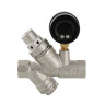 Клапан подпиточный VALTEC VT.515.N.04 1/2" DN 15 PN 16 с фильтром и манометром, латунный с никелевым покрытием 5