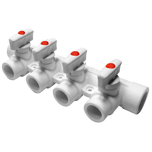 Коллектор Pro Aqua DN 25х20 PN 10 4 выхода