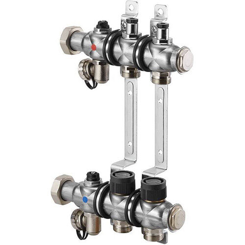 Коллекторная группа Oventrop Multidis SF 2 с вентильными вставками