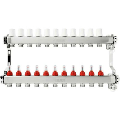 Коллекторная группа Pro Aqua 11 выходов с расходомерами