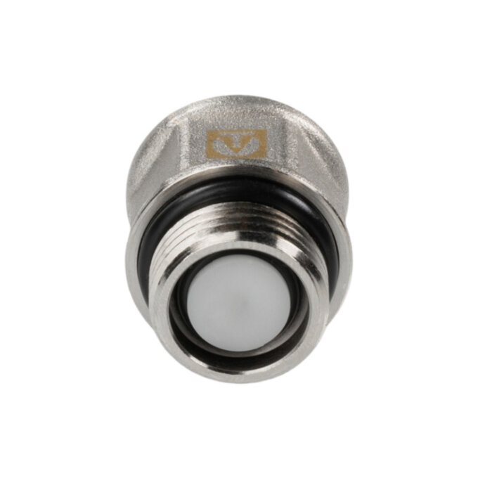 Клапан отсекающий VALTEC VT.539.N.04 1/2" DN 15 PN 10 для монтажа автоматического воздухоотводчика, латунный с никелевым покрытием