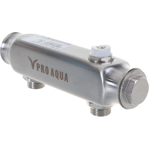 Коллекторная группа Pro Aqua 1х1/2" 2 выхода с межосевым расстоянием 100 мм 1