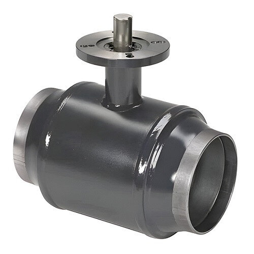 Кран шаровой Danfoss JiP Premium WW GF DN 65 PN 25 стальной стандартнопроходный под приварку с фланцем под привод