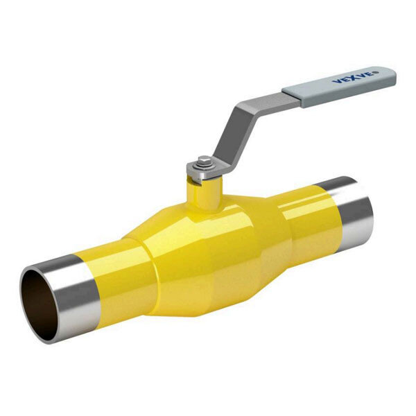 Кран шаровой Vexve 110250 DN 250 PN 25 стальной стандартнопроходный под приварку для газа, ручка-рычаг