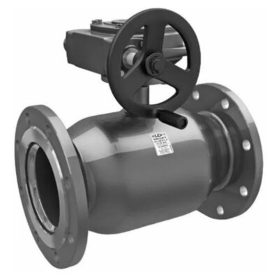 Кран шаровой цельносварной LD КШ.Ц.Ф.Р.500.016.П/П.01 Ду 500 Ру 16 нержавеющий полнопроходный фланцевый