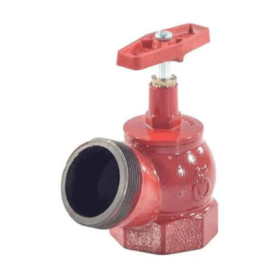 Кран пожарный Цветлит КПК 50 ВР-НР 2" ДУ 50 РУ 16 угловой