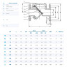 Клапан Dendor 015F DN 200 обратный фланцевый 2