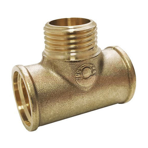 Тройник переходной VALFEX VF.132 ВР-НР 3/4"x1/2"x1/2" Ду 20x15x15 Ру 40 латунный