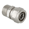 Переходник VALTEC VTm.301 НР 3/4" DN 32x20 PN 10 латунный никелированный 1