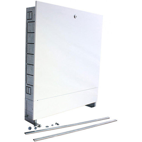 Коллекторный шкаф Stahlmann ШРВ-7 на 19-21 выходов встраиваемый стальной