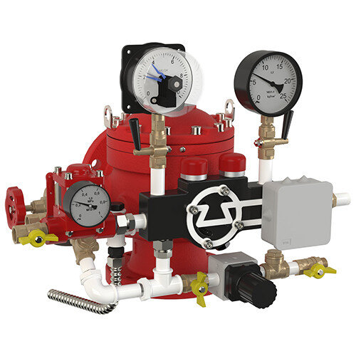 Узел управления УУ-С150/1,6Вз-ВФ.О4-01 спринклерный воздушный в комплекте с акселератором