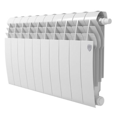 Радиатор биметаллический Royal Thermo BiLiner 350 V (10 секций) Bianco Traffico
