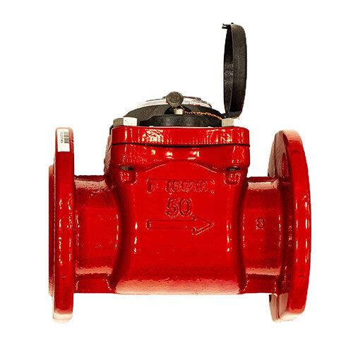 Счетчик для горячей воды Тепловодомер ВСГН-50 турбинный фланцевый