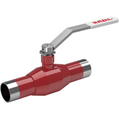 Кран шаровой NAVAL NAVALSTEAM 274407 DN 32 PN 40 стальной стандартнопроходный под приварку для пара