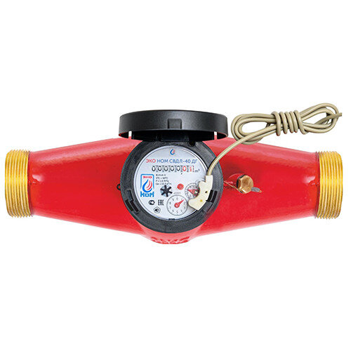 Счетчик воды ЭКО НОМ СВ ДЛ-40 ДГ ДУ 40 РУ 16 универсальный многоструйный