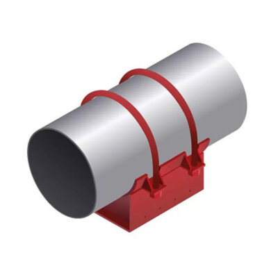 Опора 57 МН 4013-62 хомутовая неподвижная с хладоагентом